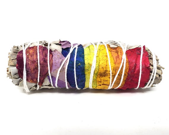 Chakra Sage Smudge Sticks (4") from California