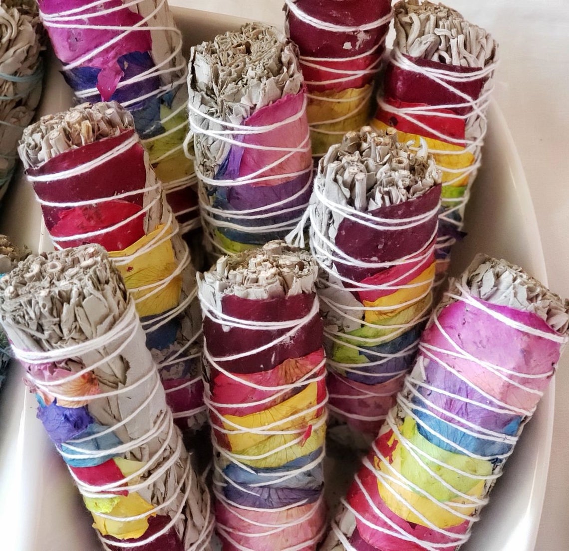 Chakra Sage Smudge Sticks (4") from California