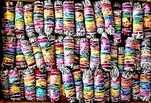 Chakra Sage Smudge Sticks (4") from California
