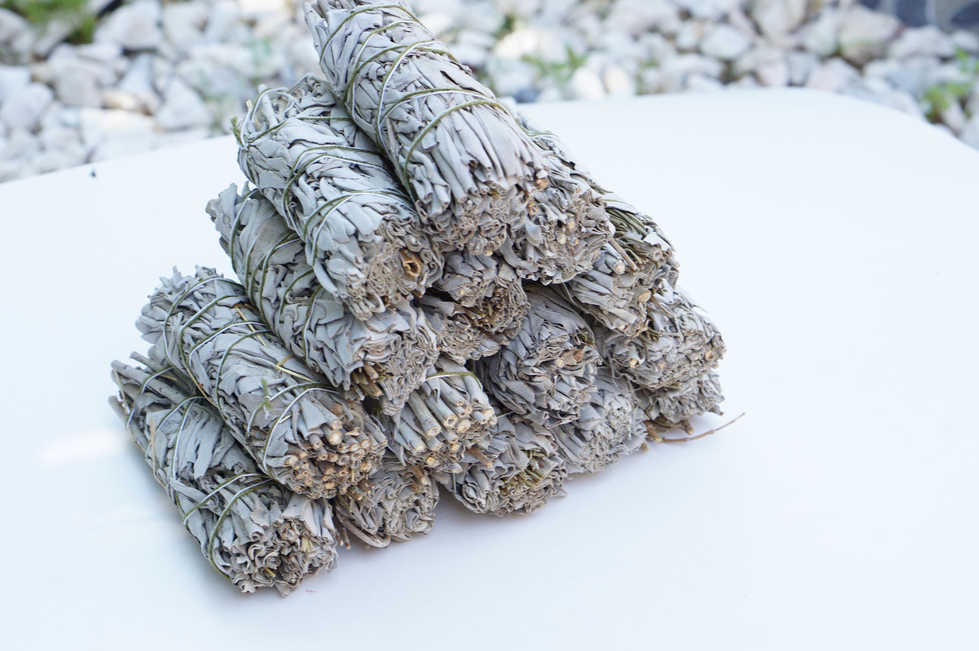 12X California White Organic Sage Smudge