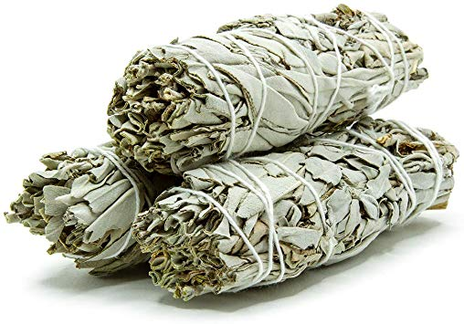 White Sage Bundle California Smudge Sticks 4 inch long