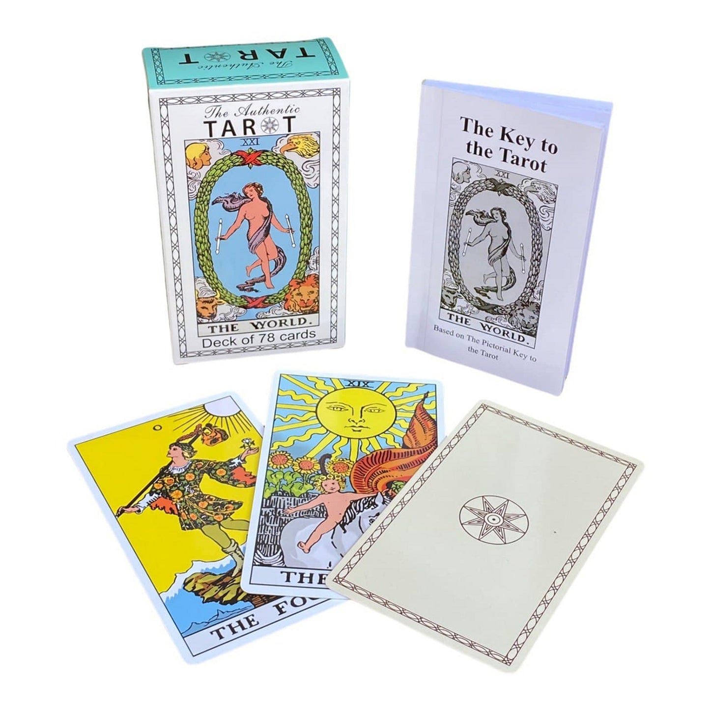 The Authentic Tarot Deck with Guidebook & Premium Linen Carry Bag | Best Classic Card Version for Beginner  & Expert Readers Tarot Alternative Rider Waite Tarot on the Market