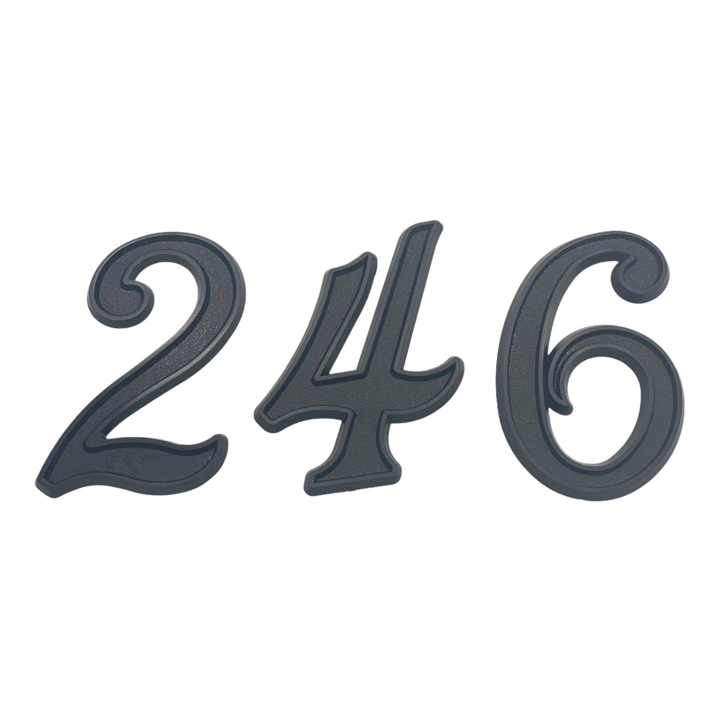 6 Inch Traditional & Wider House Numbers , Mailbox Numbers Post Letters, Raised Hotel Numbers, Modern Farmhouse House Address Numbers