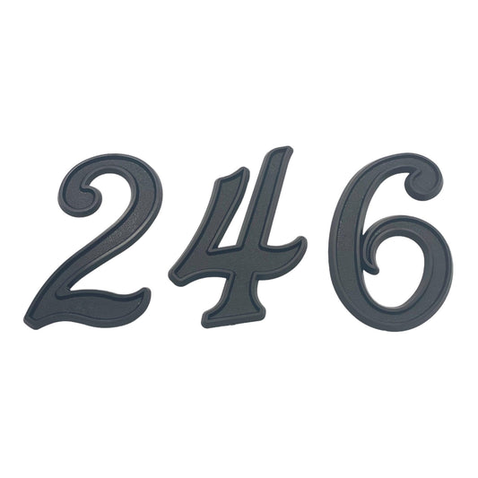 6 Inch Traditional & Wider House Numbers , Mailbox Numbers Post Letters, Raised Hotel Numbers, Modern Farmhouse House Address Numbers